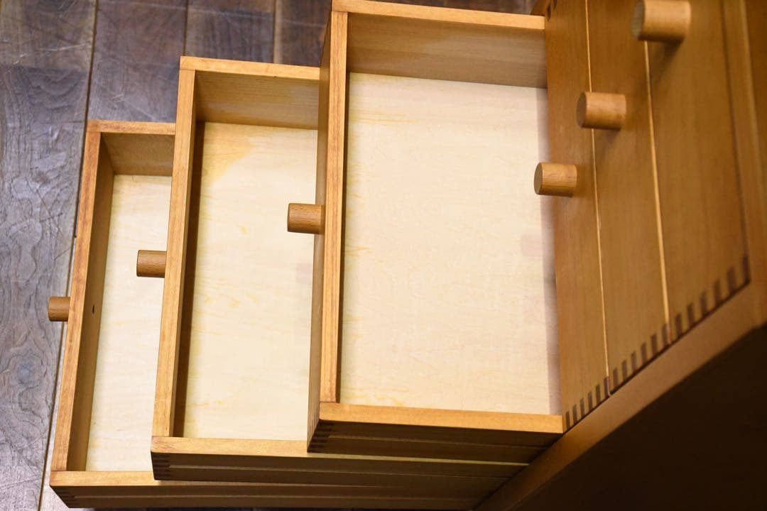 EBC2 イクスス ikususu 片袖デスク アルダー材無垢 書斎デスク