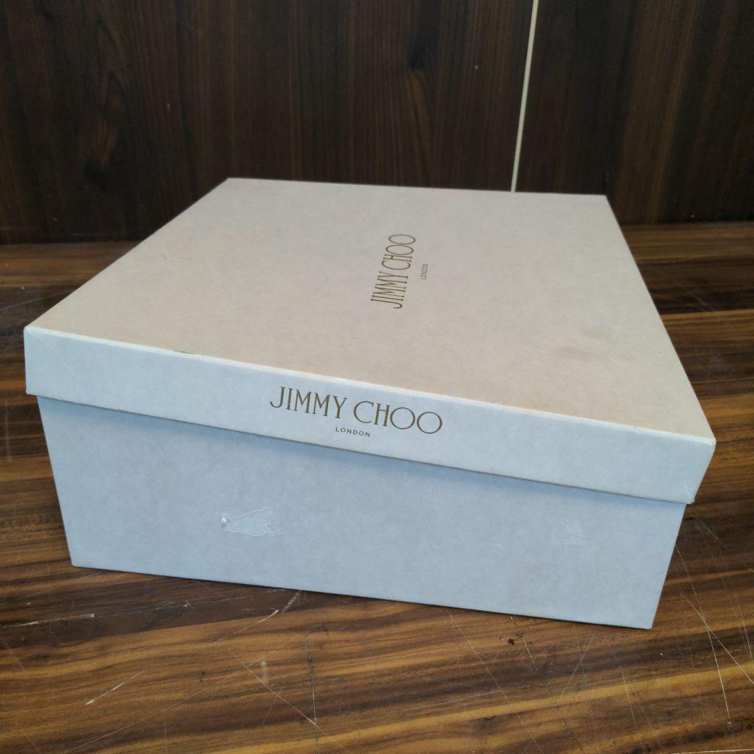 花*様 D1074　ジミーチュウ　ウェッジソール　ストラップ　調節可能　黒　ヘビ