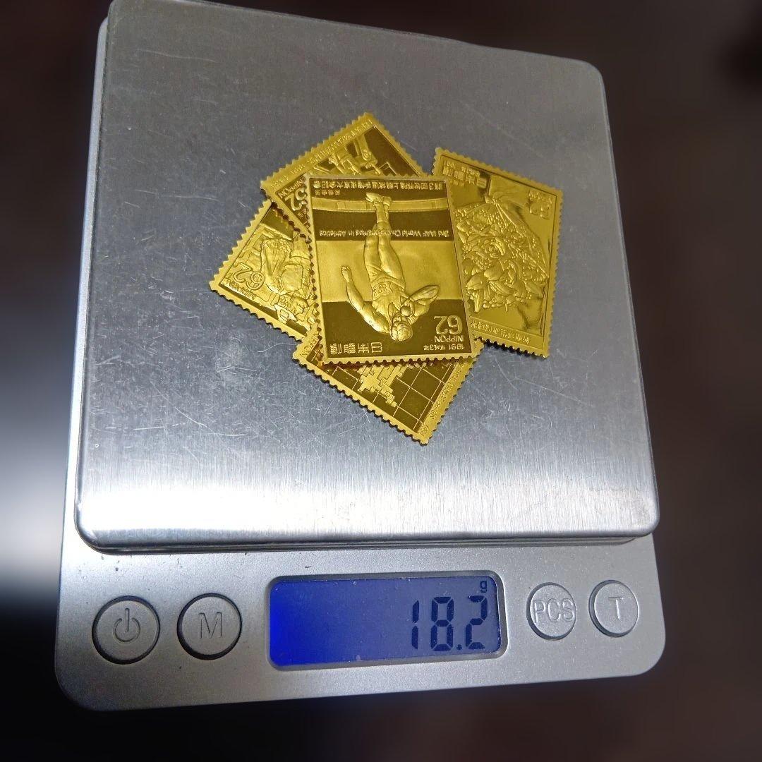 松本徽章工業　特別郵趣　純金/純銅、純金張/純銅、純銀金張プレート　合計15枚