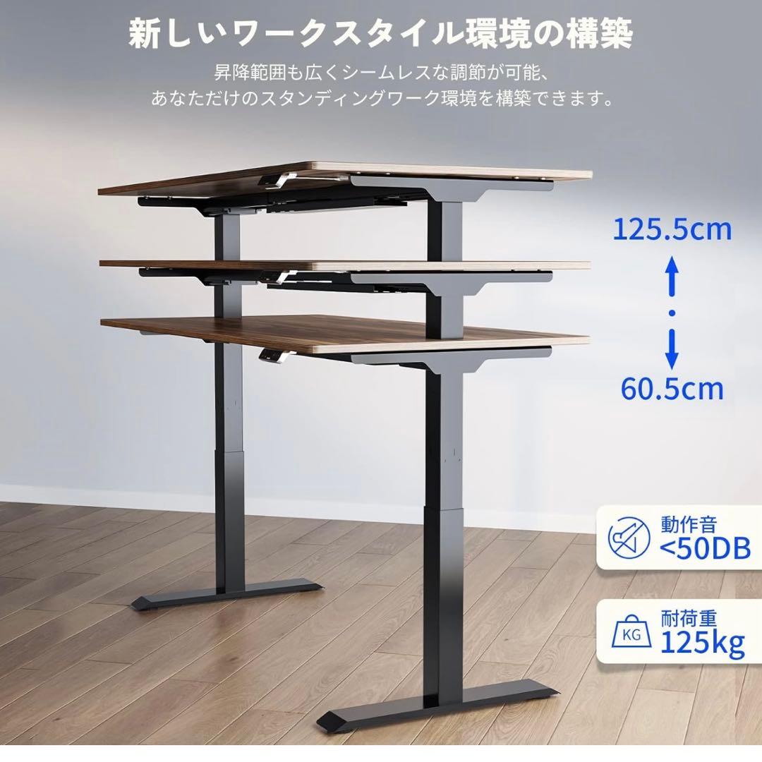 FLEXISPOT 電動式昇降デスク ブラック E7B 【完成品】