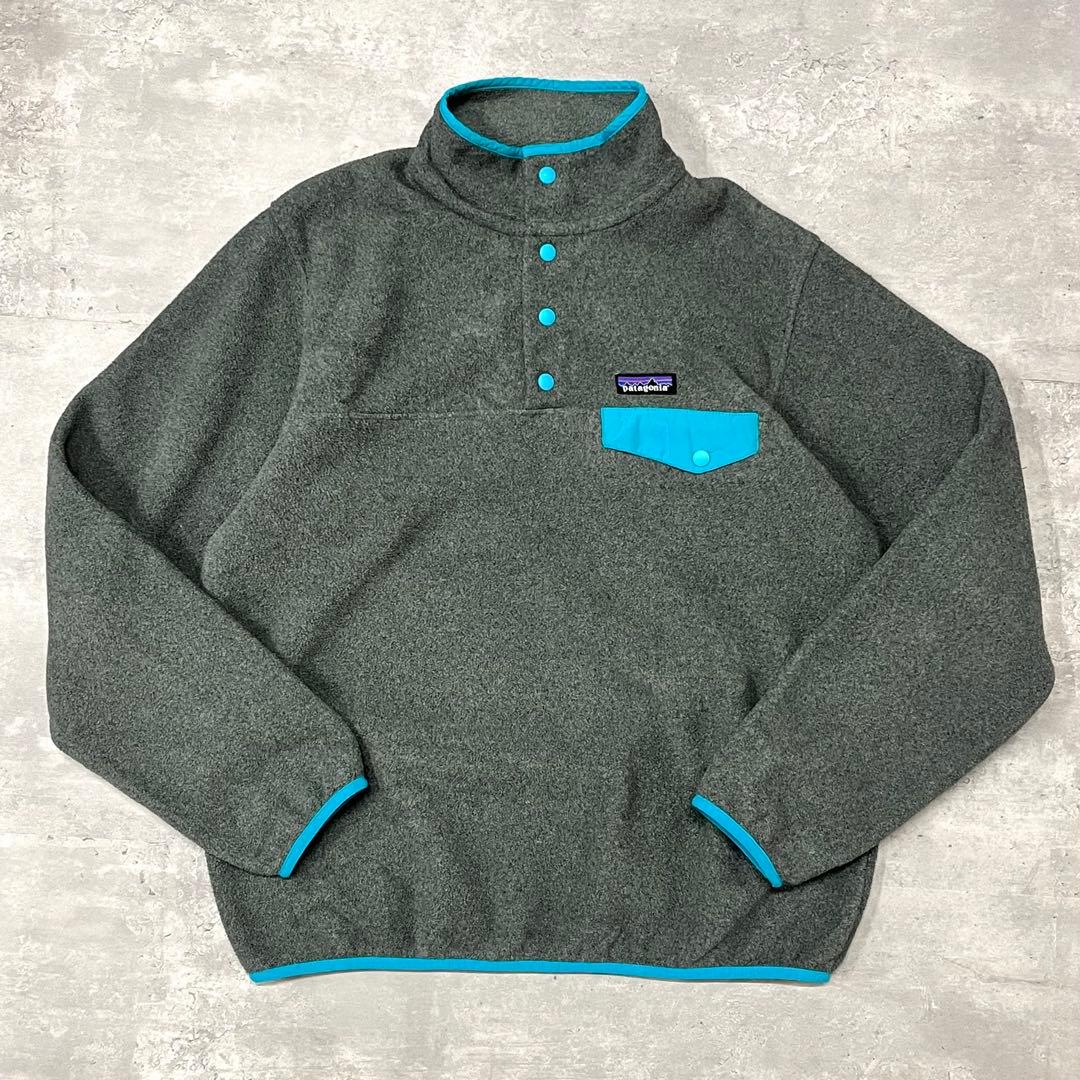 トップス patagonia Fleece SYNCHILLA Snap-T gray