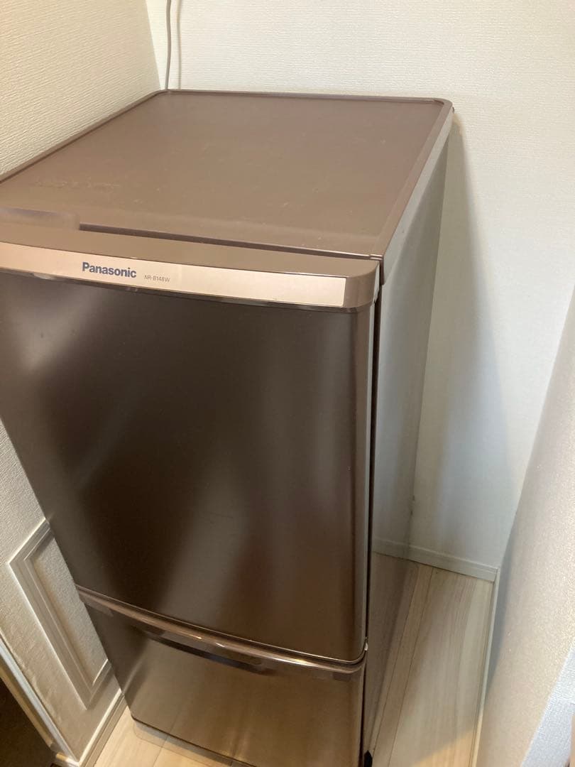 Panasonic 冷蔵庫 NR-B148W ダークブラウン
