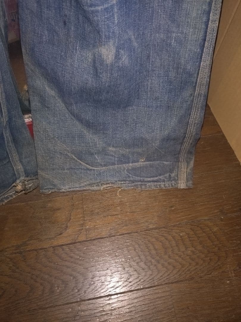 ４０sヴィンテージ オーバーオール ヘッドライト ハウスマーク