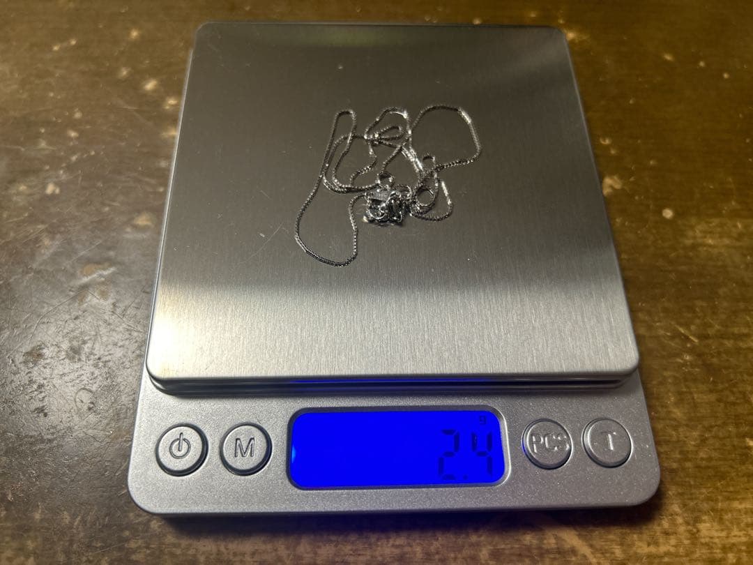 【匿名配送/お値下げ不可】ツツミ プラチナ チェーンネックレス 約50cm