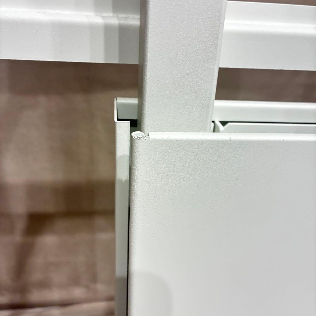 WALLテレビスタンド ロータイキャスター付き V5 ホワイト サテンホワイト