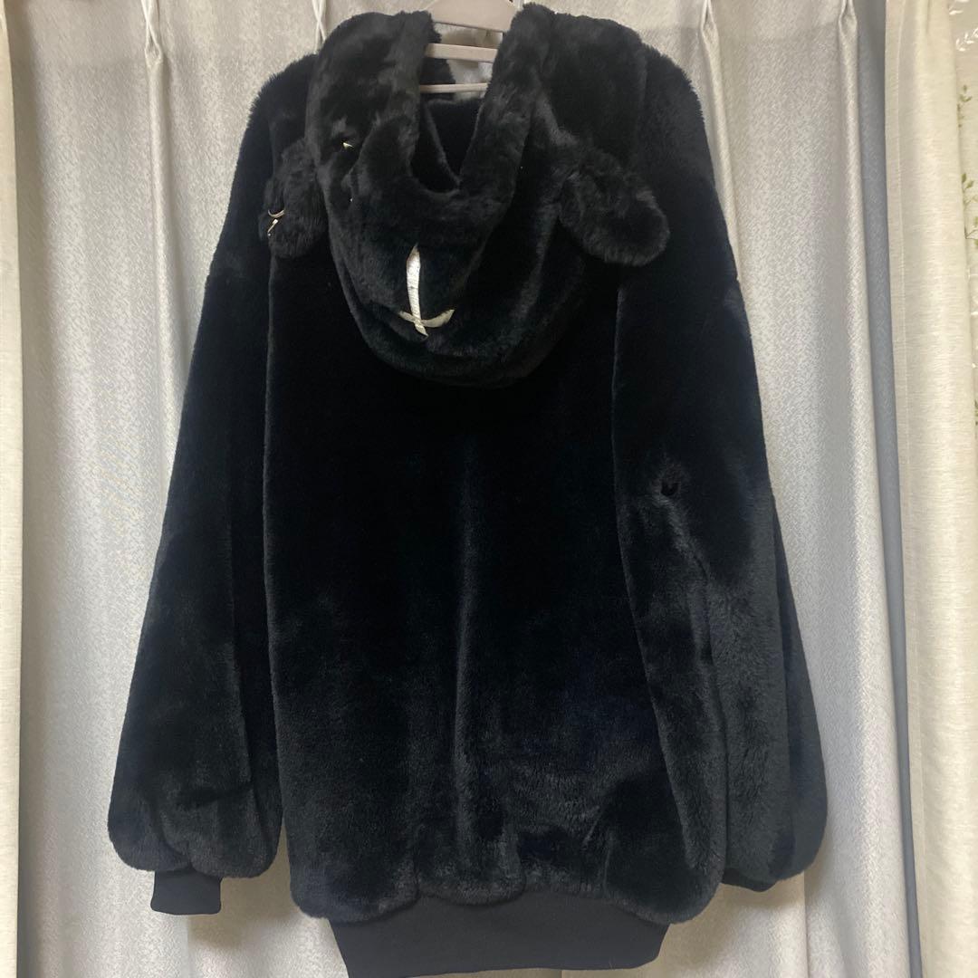 【中古】DimMoire BABY SHEEPファーパーカー ディムモアール