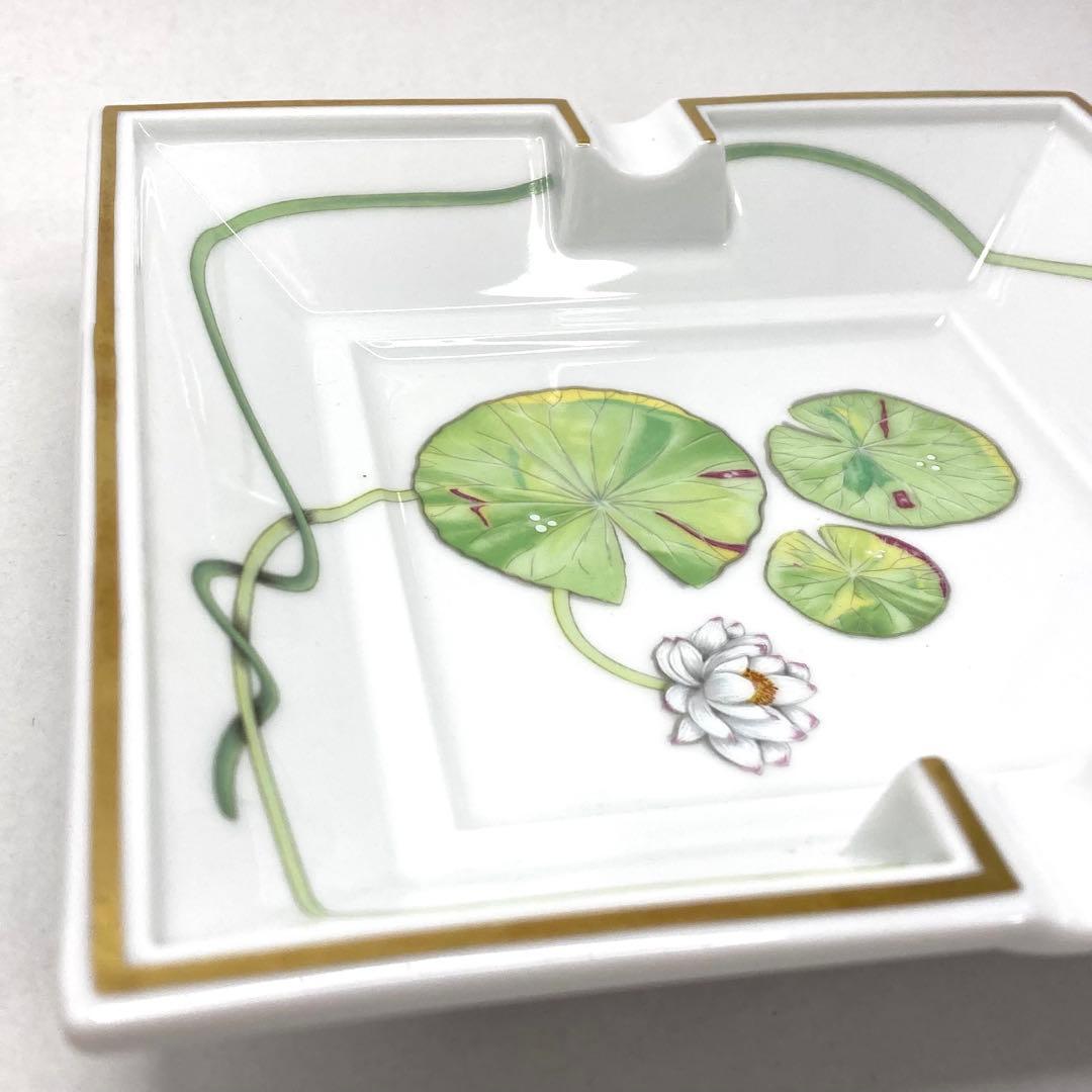 希少✨HERMES エルメス ナイルの庭 アッシュトレイ 灰皿 蓮の花