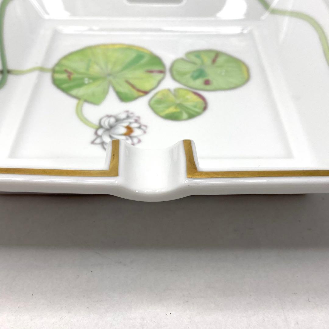 希少✨HERMES エルメス ナイルの庭 アッシュトレイ 灰皿 蓮の花