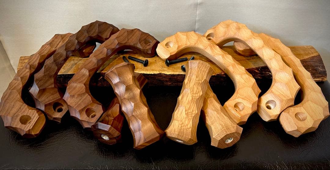 アシストグリップ　39本目！！名栗加工　超絶極上激渋品　ハイエース専用