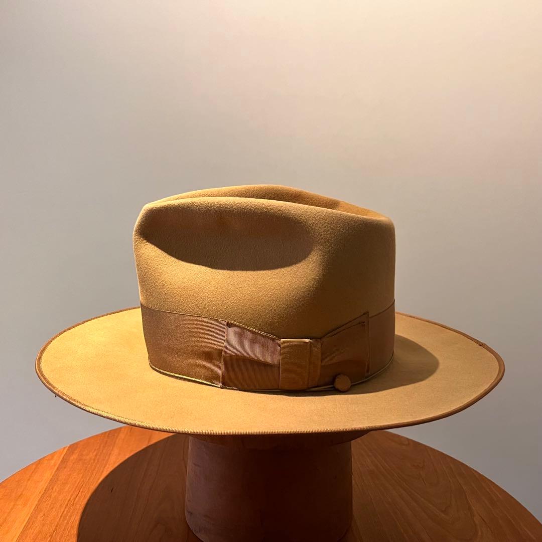 glamb Johnny beaver hat サンドベージュ　58cm