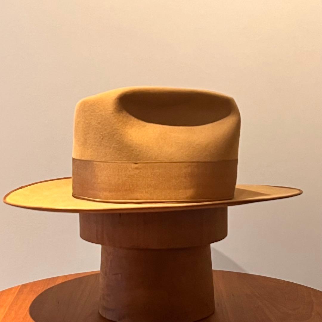 glamb Johnny beaver hat サンドベージュ　58cm