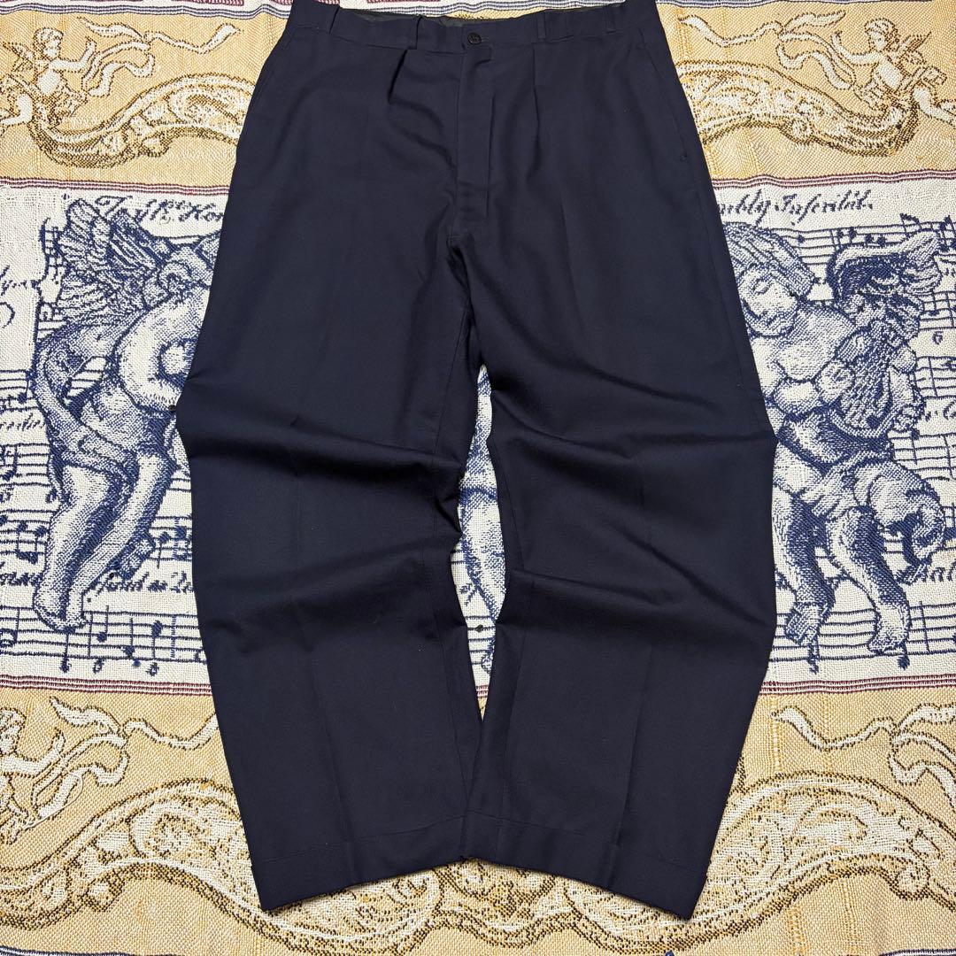 usa製 50s 60s ウール スラックス ネイビー ギャバスラ ギャバ