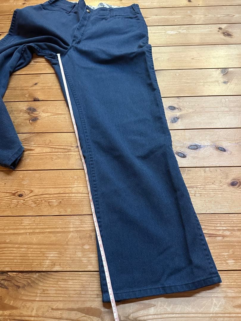 【W32】 USA製BEN DAVIS フリスコパンツ ネイビー色