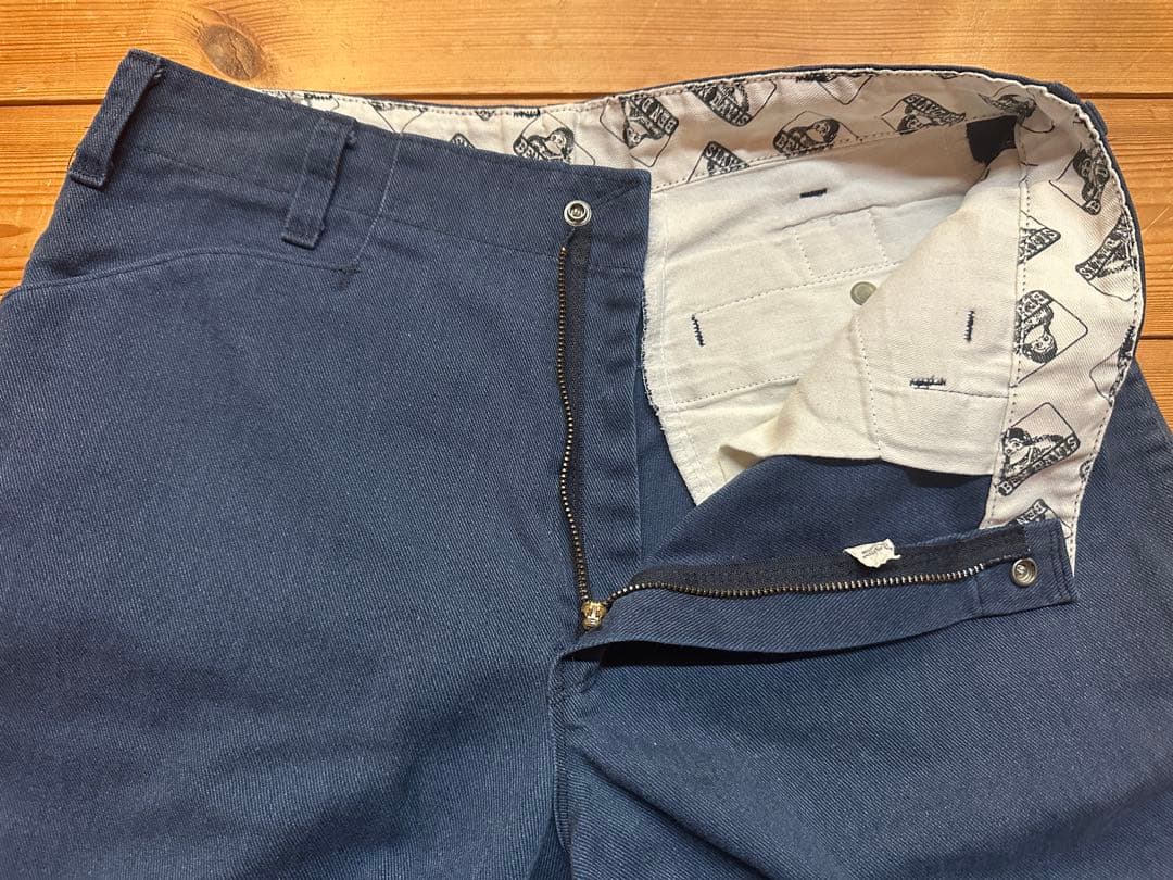 【W32】 USA製BEN DAVIS フリスコパンツ ネイビー色