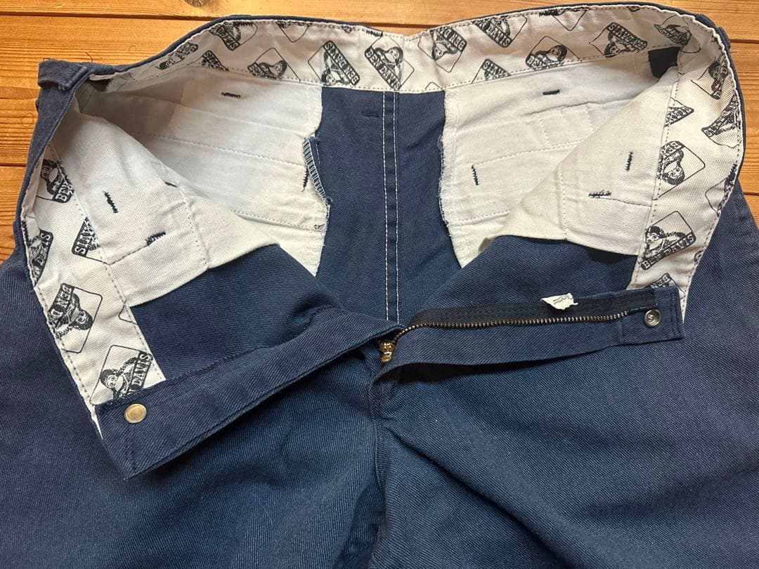 【W32】 USA製BEN DAVIS フリスコパンツ ネイビー色