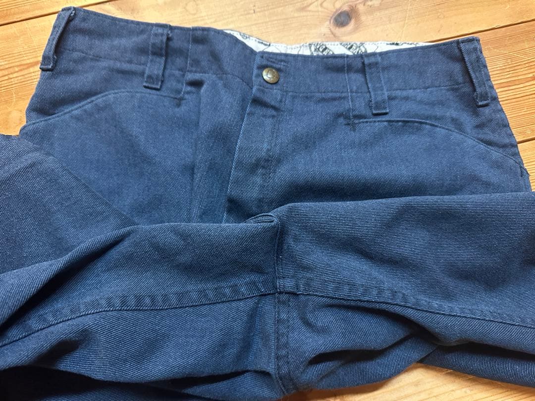 【W32】 USA製BEN DAVIS フリスコパンツ ネイビー色