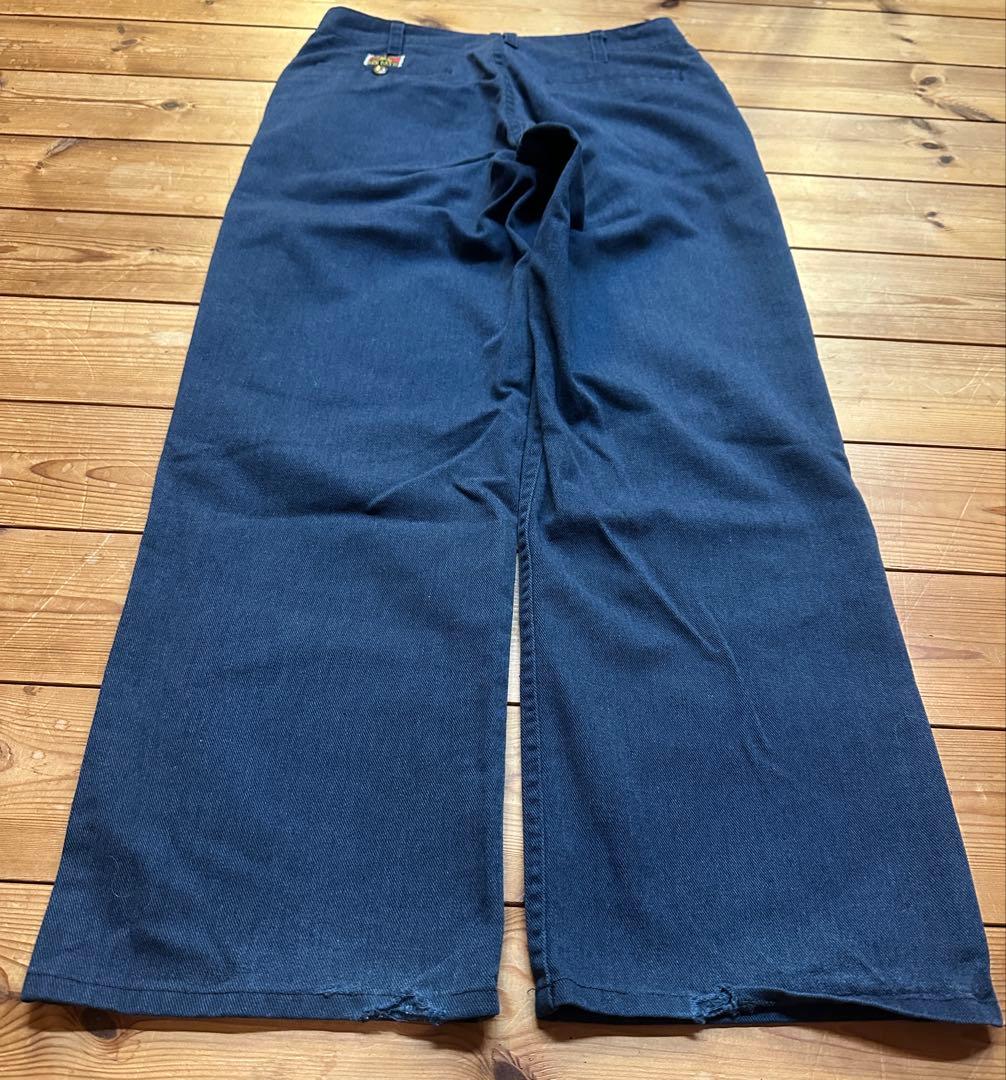 【W32】 USA製BEN DAVIS フリスコパンツ ネイビー色