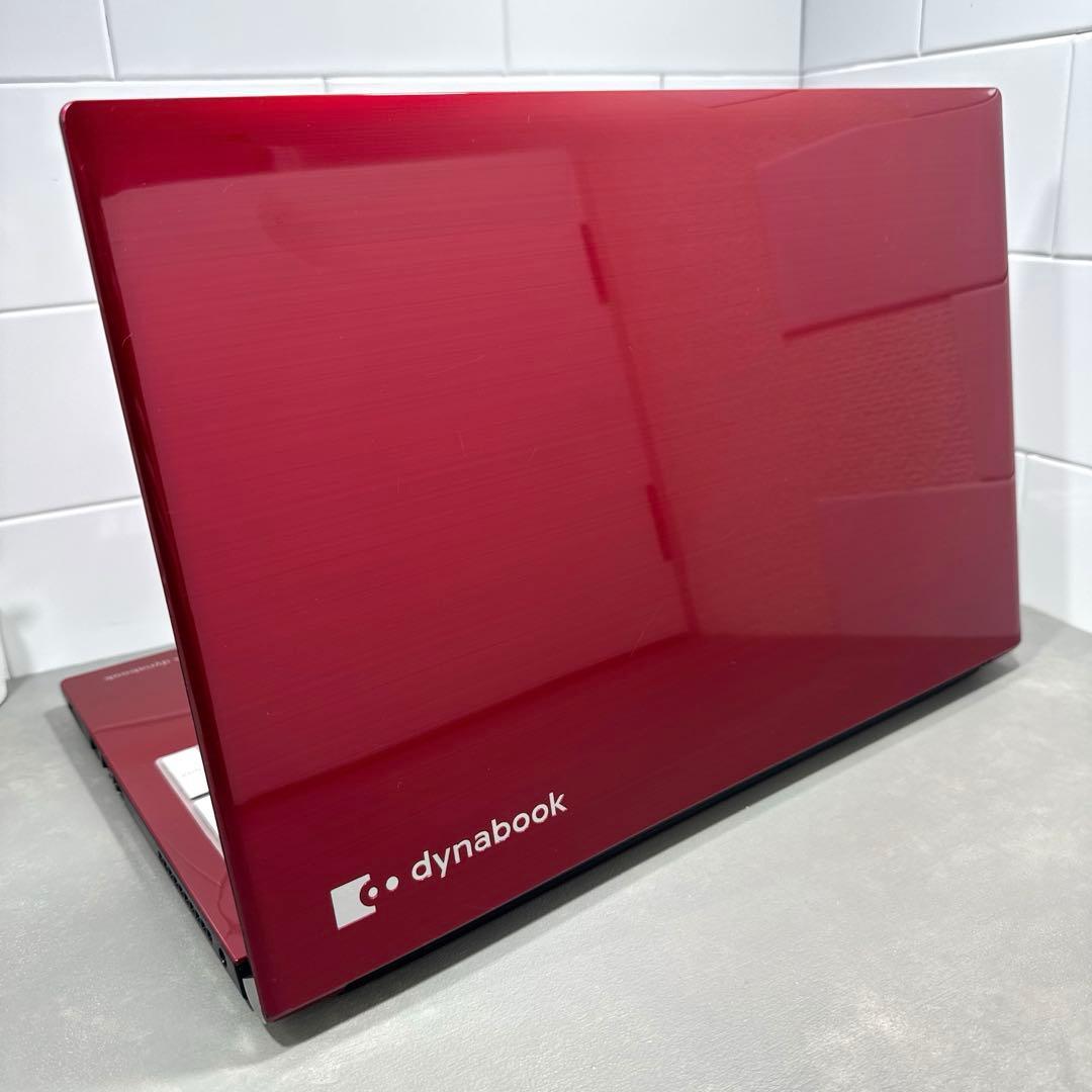 【高性能】東芝モデナレッド&ホワイト☘7世代i7☘新品SSD512GB