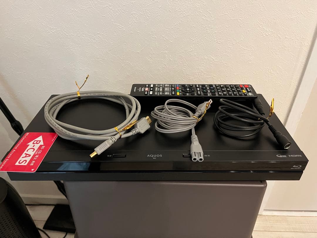 2番組同時録画 シャープ ブルーレイレコーダー アクオス BD-NW510