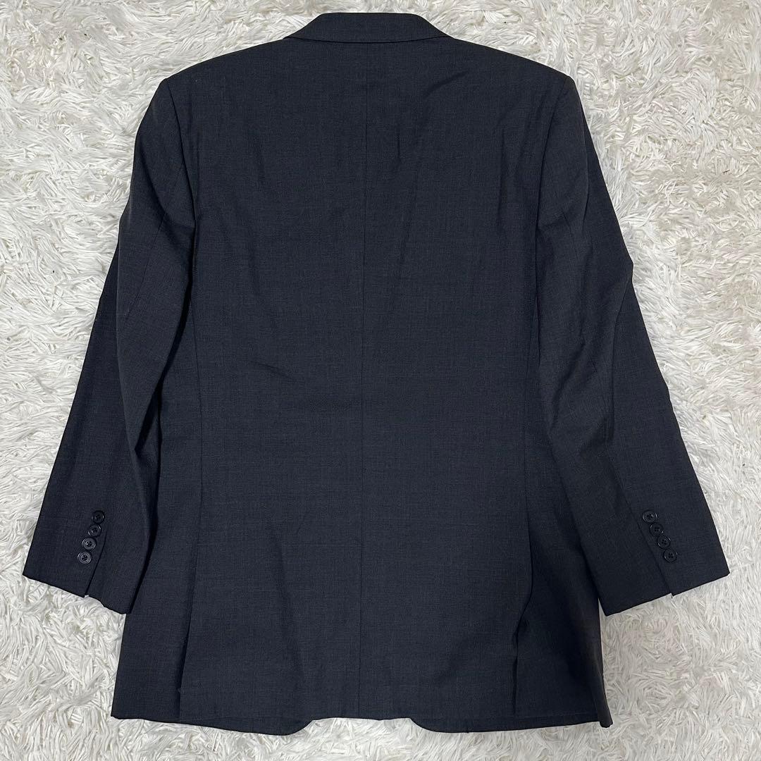 希少 バーバリー ブラックレーベル スーツ セットアップ ウール ボタン ロゴ