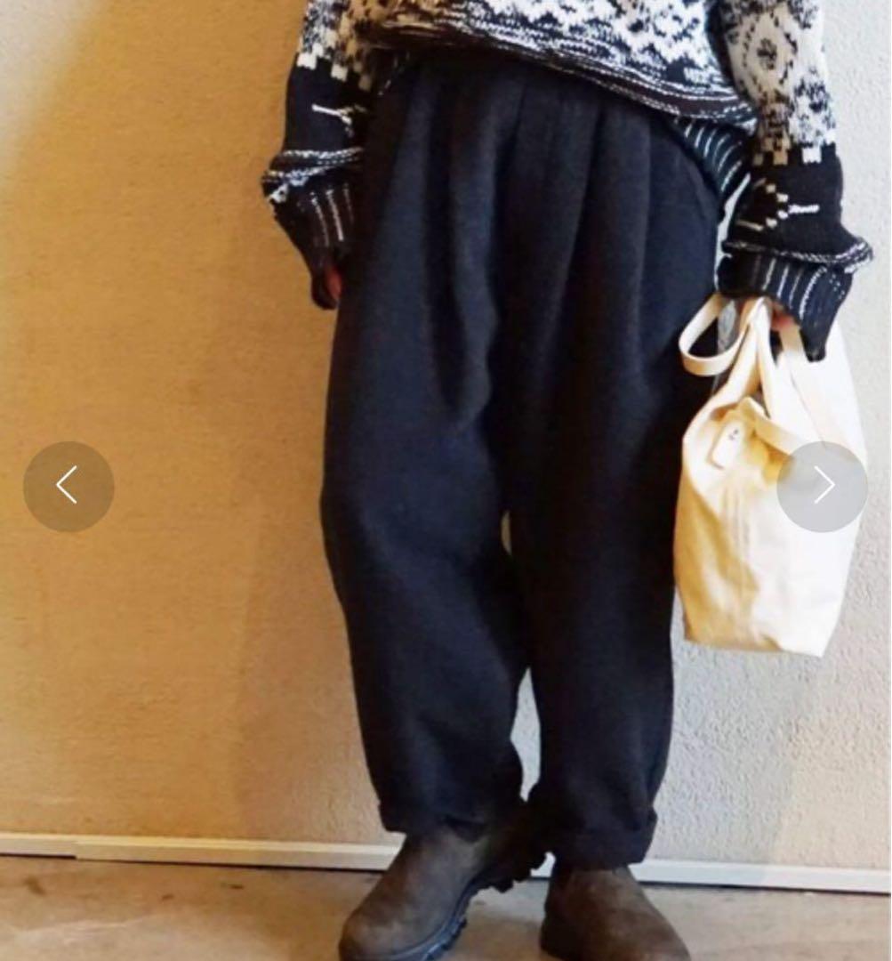 JOURNAL STANDARDLUXE コットンメルトンイージーテーパーパンツ