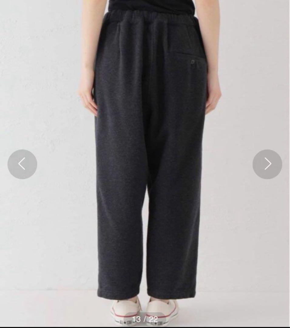 JOURNAL STANDARDLUXE コットンメルトンイージーテーパーパンツ