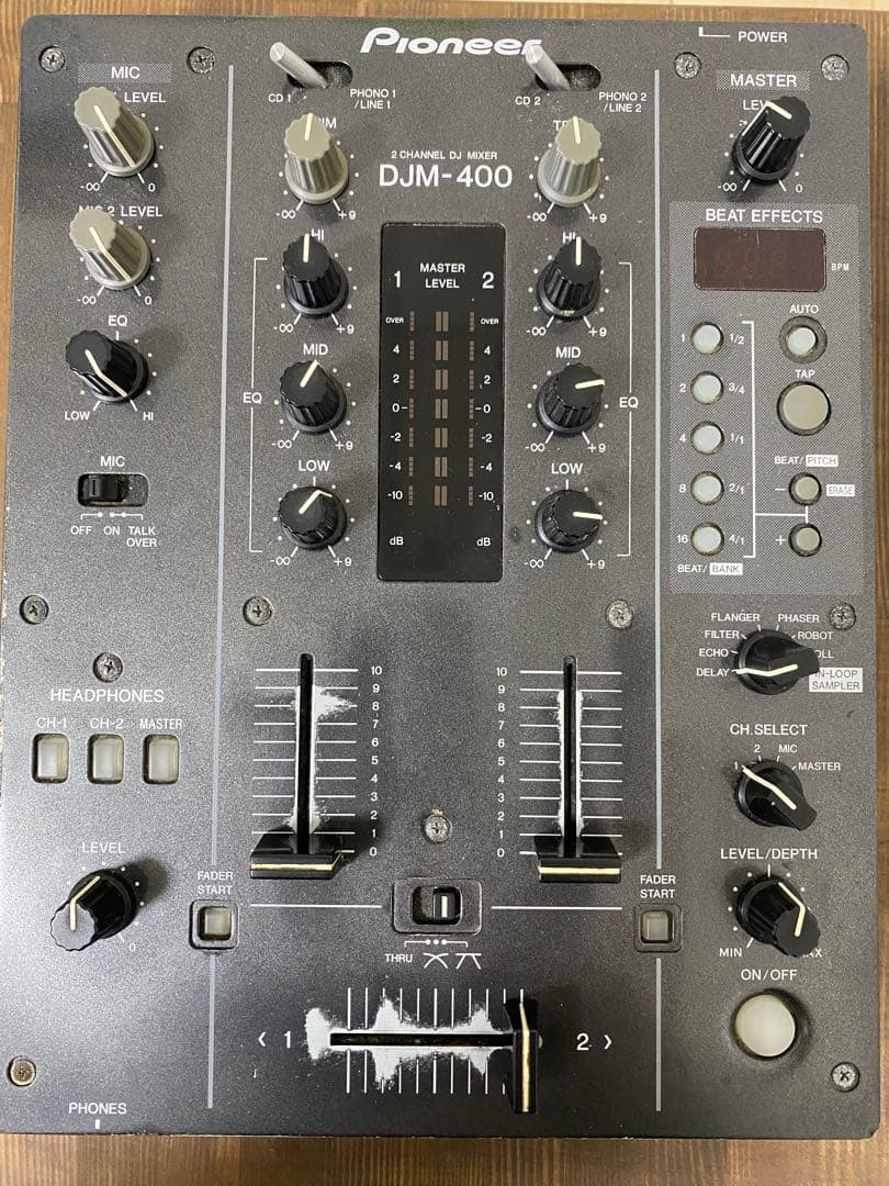 Pioneer DJM-400 2チャンネル ミキサー 中古