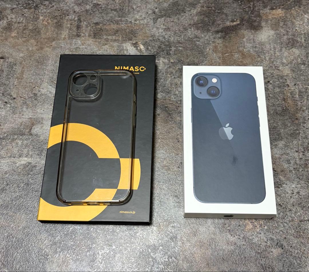 Apple iPhone 13 midnight 128gb ケース/フィルム付