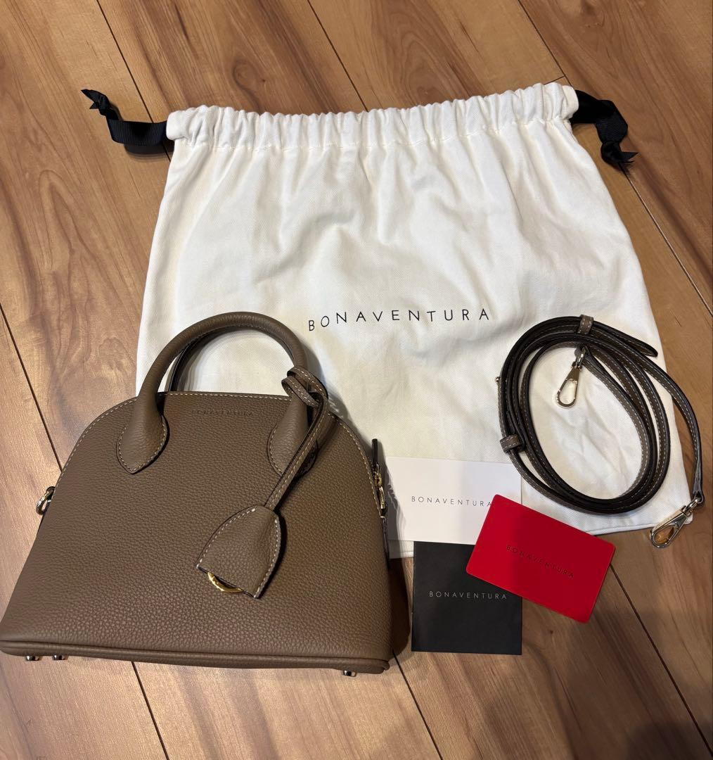 週末限定セール！BONAVENTURA エマ　バッグ【22シュリンク】　エトープ
