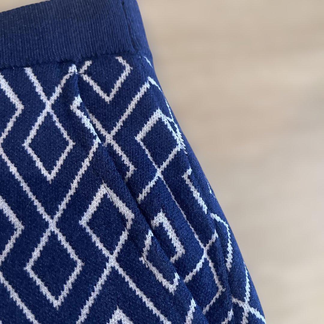 BEAMS GOLF ダイヤモンドパターン セーター 、スカートのセット