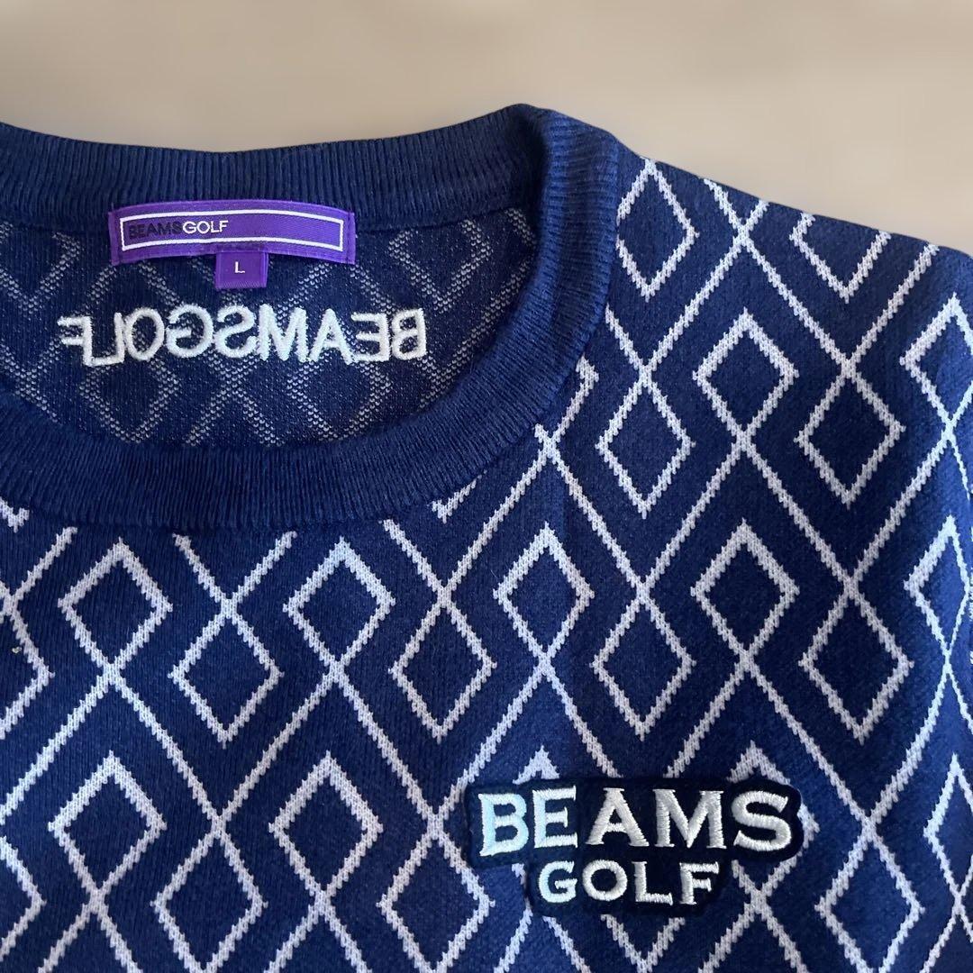 BEAMS GOLF ダイヤモンドパターン セーター 、スカートのセット