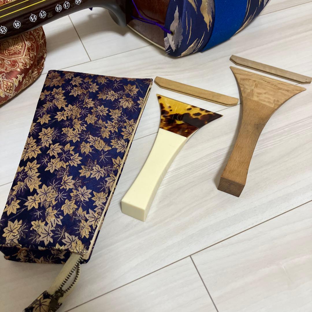 三味線　ハードケース　付属品セット