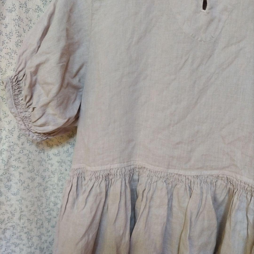 ネストローブ　リネン　ワンピース