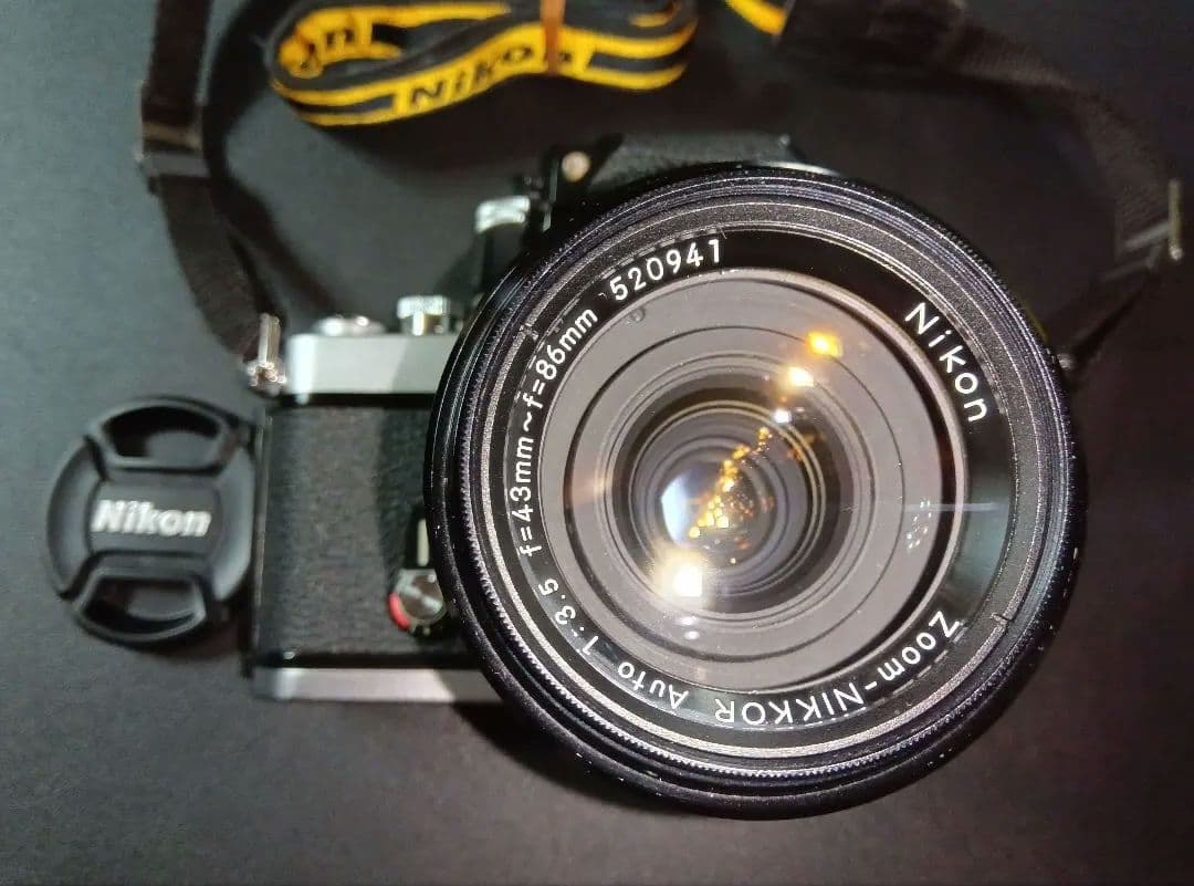 NikonF2フォトミック　ズームレンズ43-86mm直進ズーミング