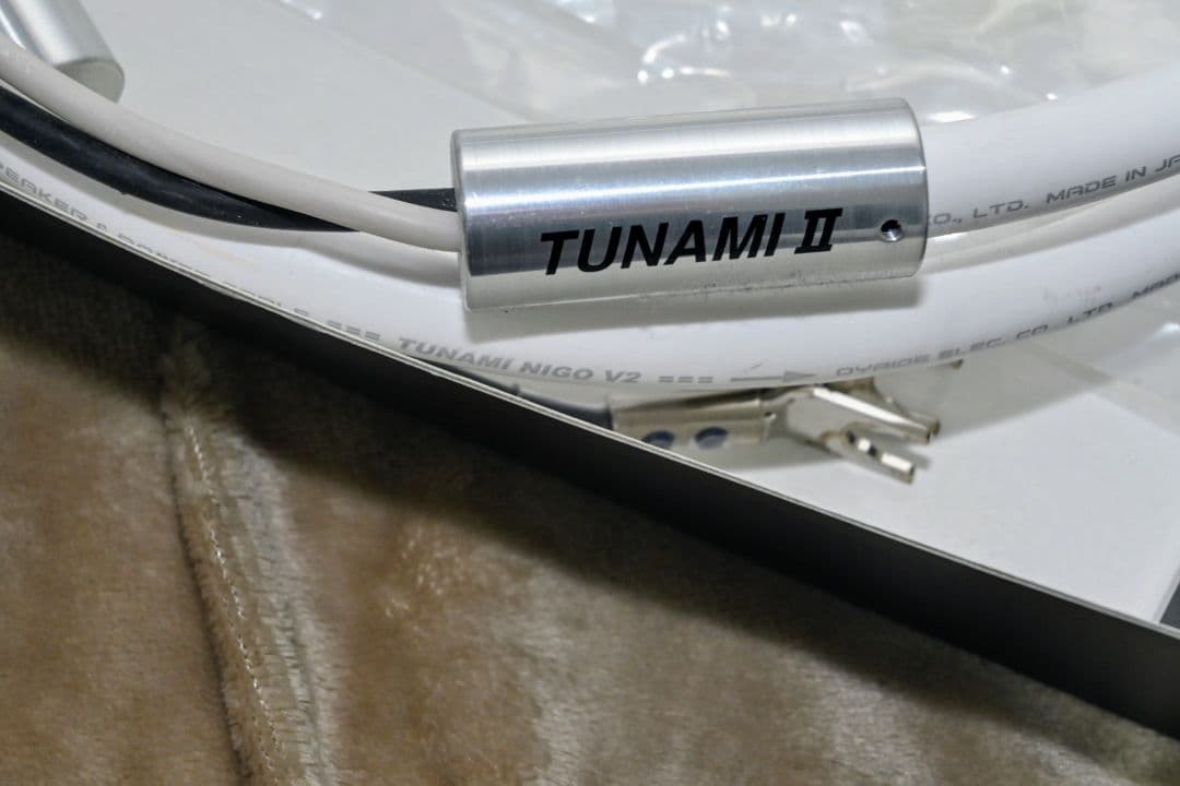 高音質 TUNAMI II SP-Y V2 スピーカーケーブル 1.5m 超美品