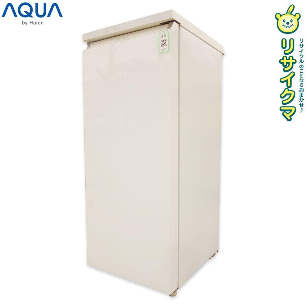 K▼アクア 冷凍庫 フリーザ ストッカー 134L 1ドア (27955)