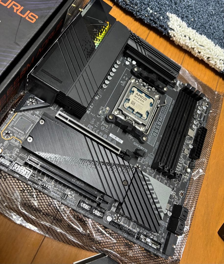 Ryzen7 9700x b650m ddr5 32gb 5200mhz セット