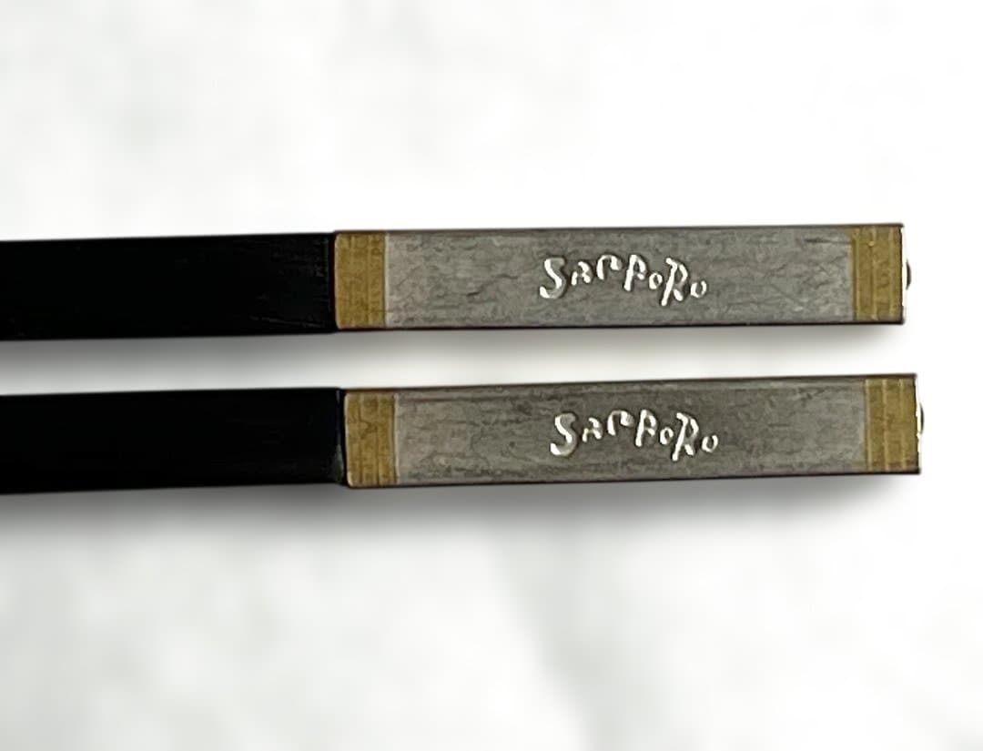 無為茶仙✳︎ 未使用 黒檀×シルバー 高級箸 10本セット