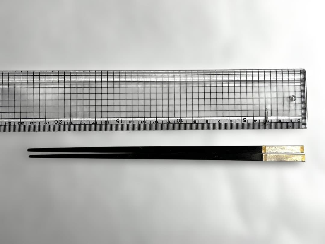 無為茶仙✳︎ 未使用 黒檀×シルバー 高級箸 10本セット