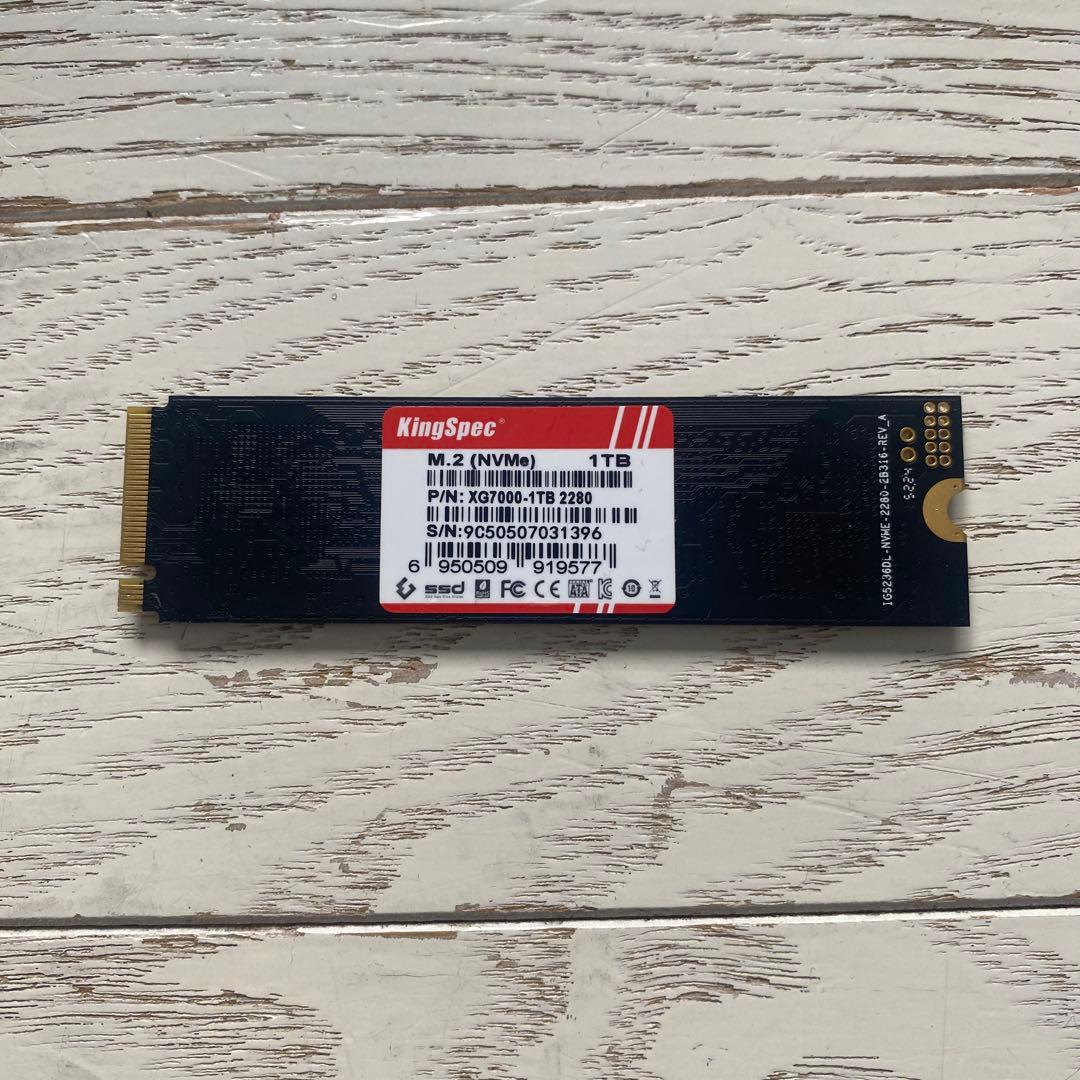 内蔵型SSD KingSpec XG7000 1TB NVMe SSD