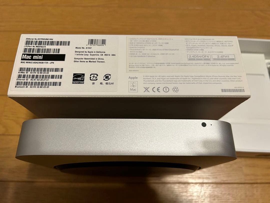 Macデスクトップ MAC MINI MGEN2J/A