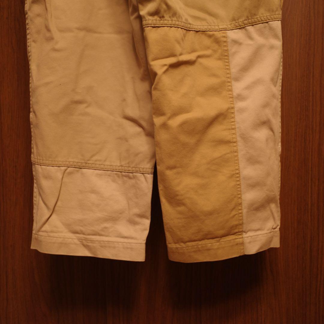 コムデギャルソンオム20aw チノパンツ　継ぎ接ぎ