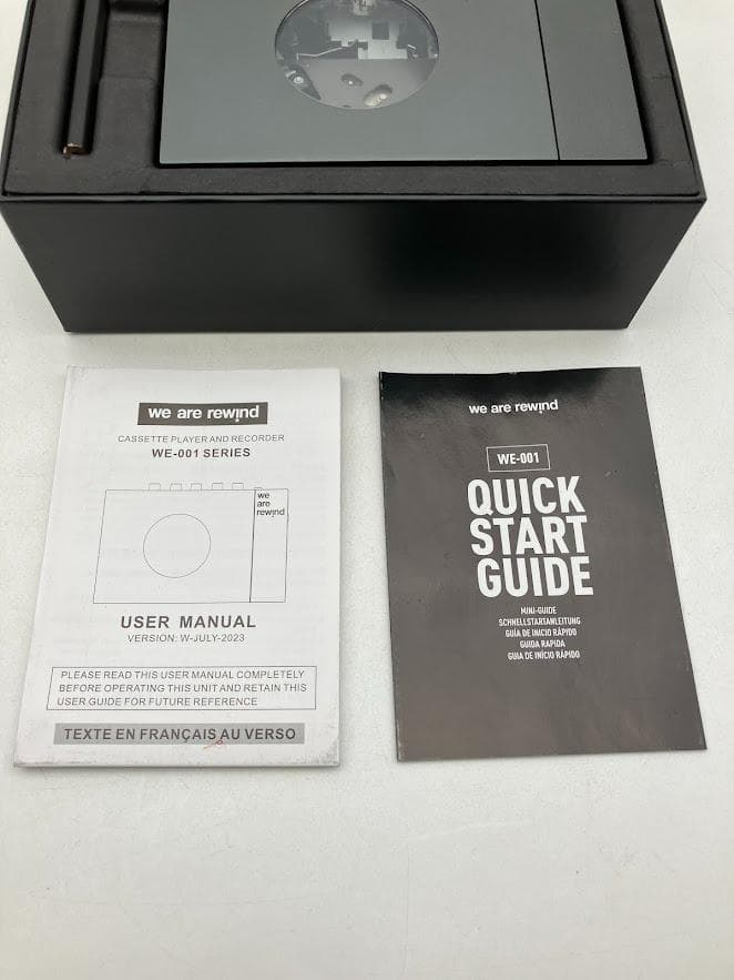 We are rewind カセットプレーヤー　Bluetooth　WE-001