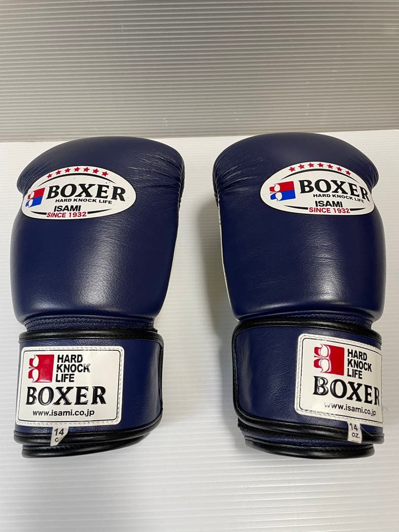 ISAMI BOXER 14oz ネイビー ボクシンググローブ