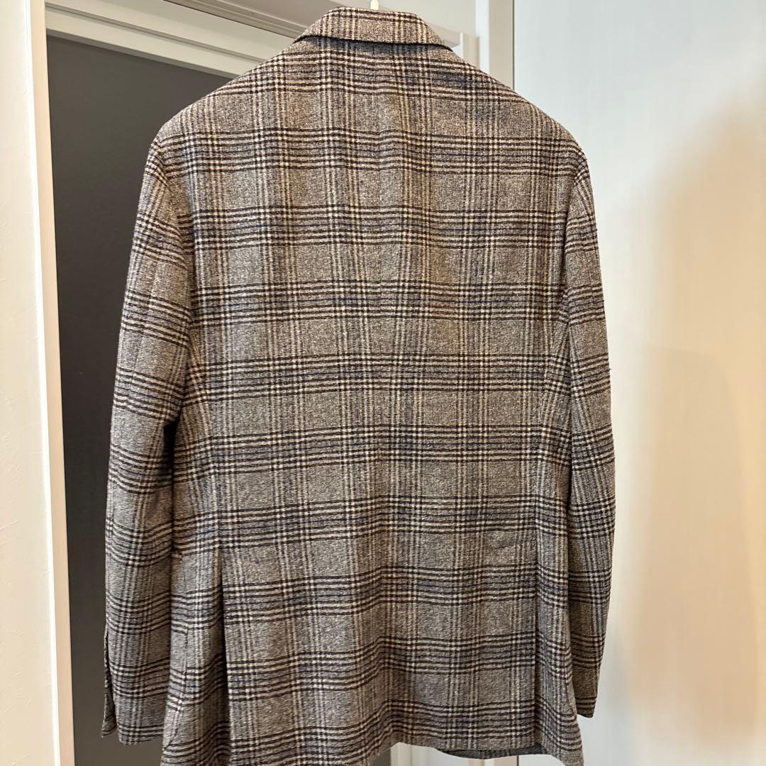 チェック柄 テーラードジャケット