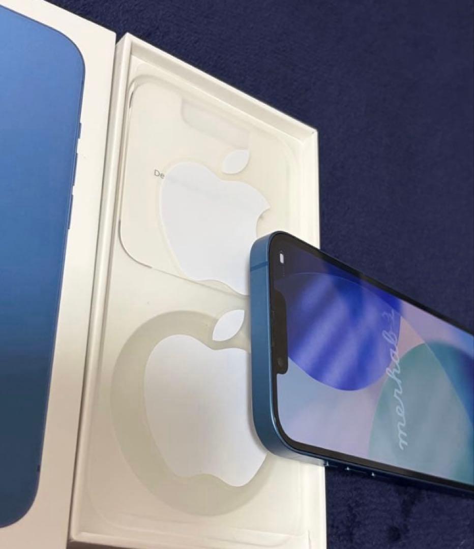 iPhone13 ブルー　バッテリー残量85% simフリー