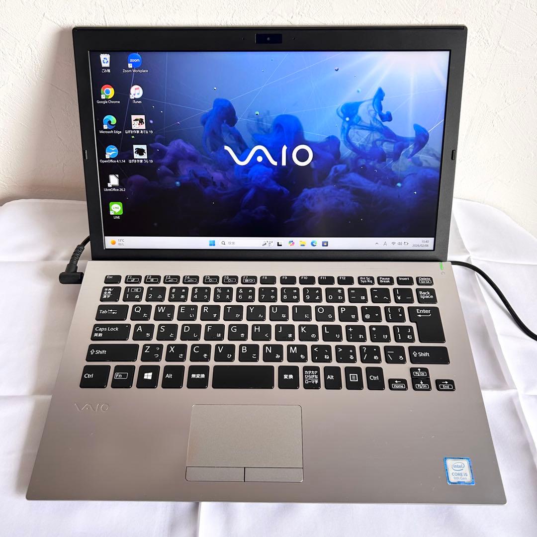 VAIO ノートパソコン SSD ノートPC Corei5 第8世代 A55