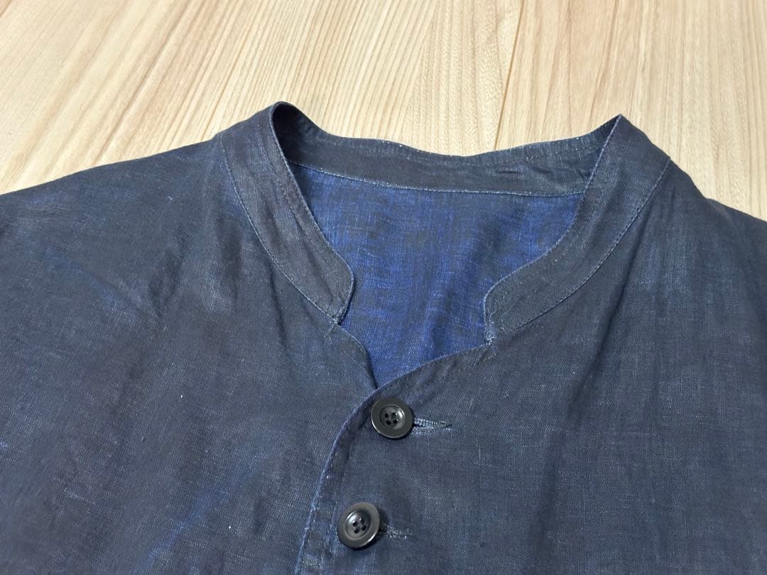 アナトミカ　dolman リネン　インディゴ　スミコート　46