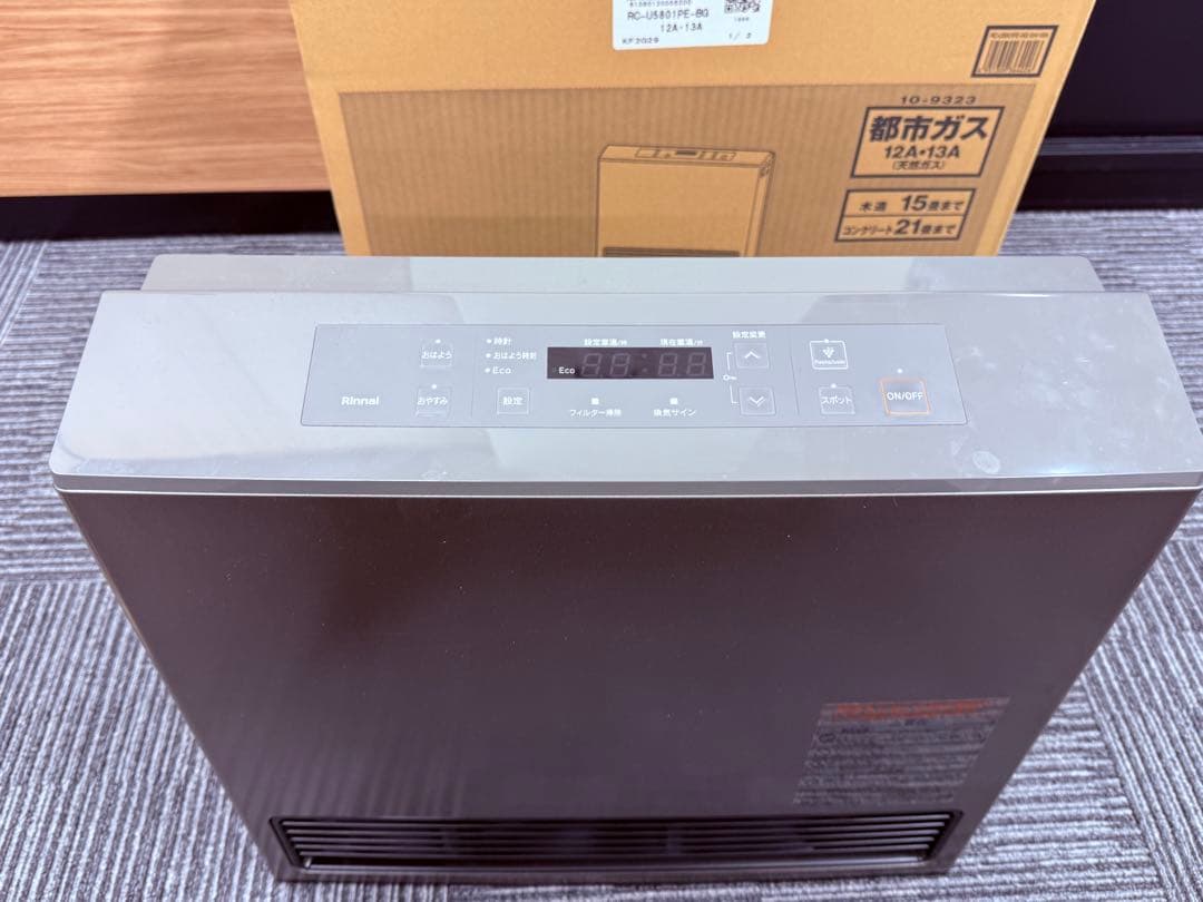 リンナイ ガスファンヒーター RC-U5801PE-BG（都市ガス用）