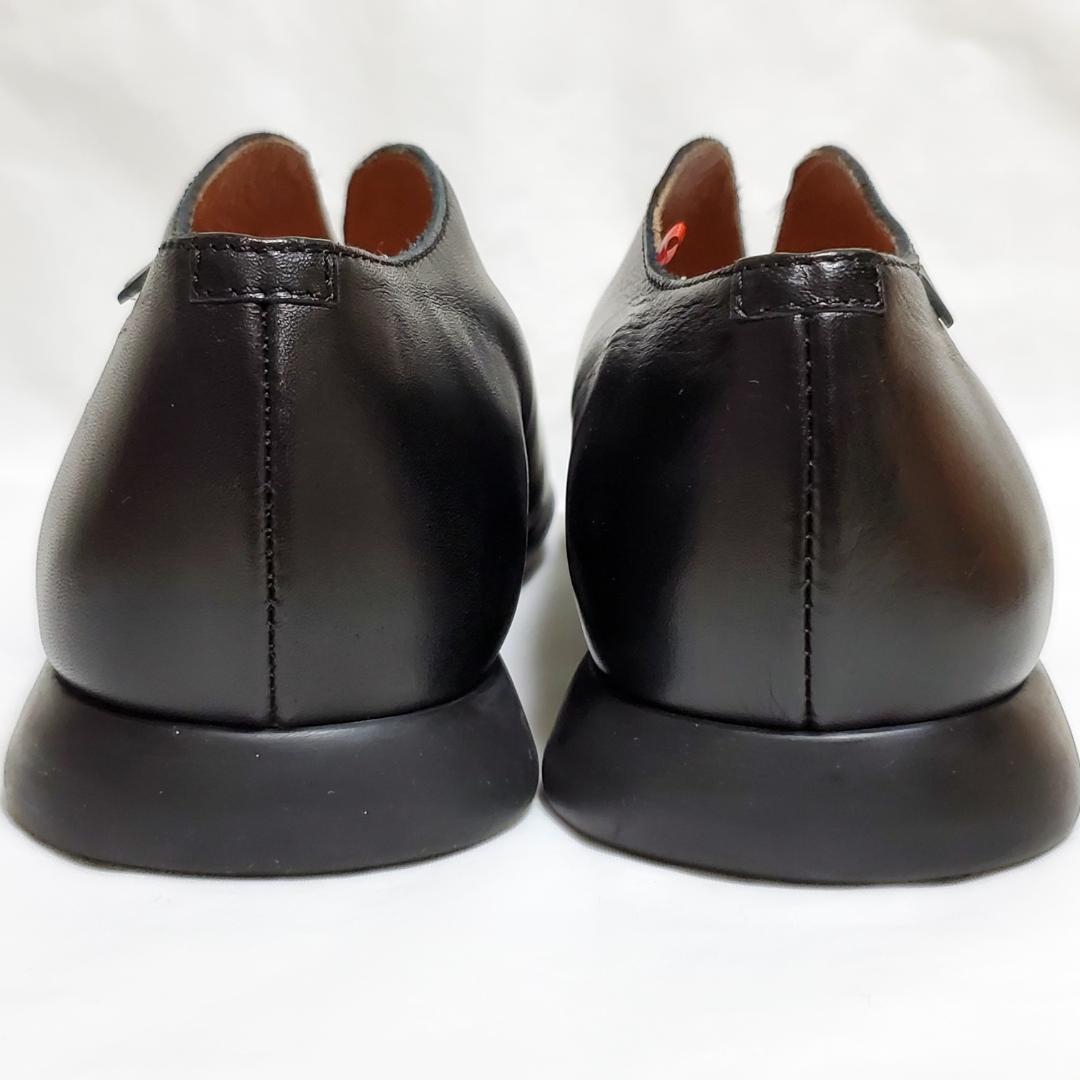 【美品】カンペール　フラットシューズ　ブラック　Vカット　38